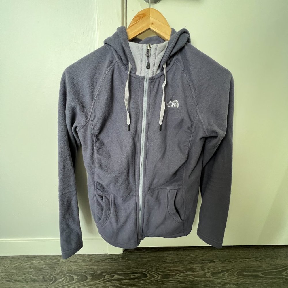 The North Face Women's Purple Fleece Hooded Jacket